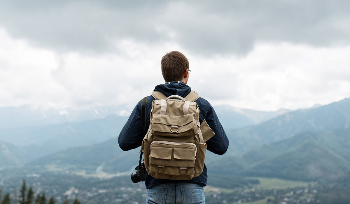 Black chocolate soufflé