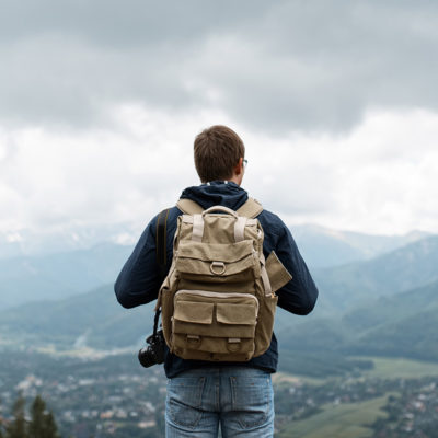 Black chocolate soufflé